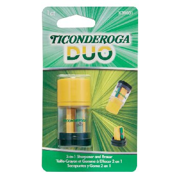 Ticonderoga Duo - Sharpener and Eraser