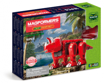 Magformers - Monster Dino Cera (18 Piece Set)
