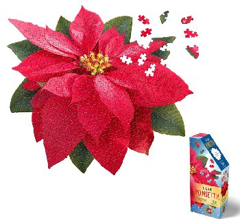 I AM Poinsettia Puzzle 350 pieces (Madd Capp Floral Designs)