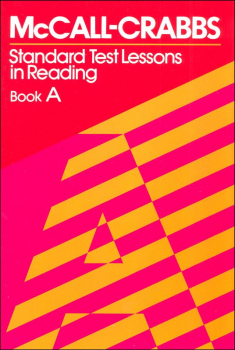 McCall-Crabbs Standard Test Lessons Reading Book A