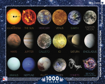 Solar System 1000 piece Puzzle (Visions of the Future)