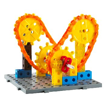 Machine Gears Set (181 pieces and activity booklet)