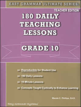 Easy Grammar Ultimate Series Grade 10 Teacher Edition