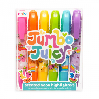 Jumbo Juicy Scented Highlighters - Set of 6