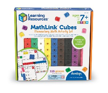 Mathlink Cubes Elementary Math Activity Set