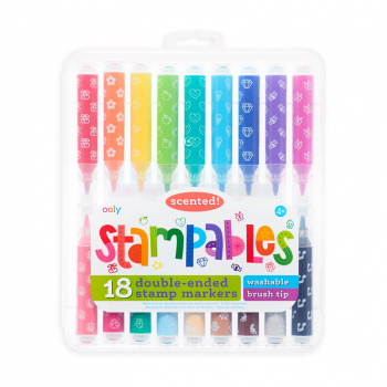 Stampables Double-Ended Scented Stamp Markers - set of 18