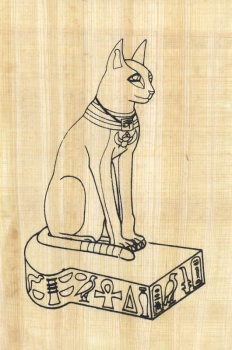 Bastet Cat (Paint Your Own Papyrus)