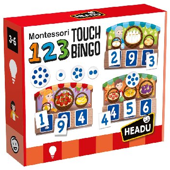 Montessori 123 Touch Bingo Game