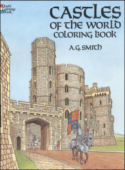 Castles of the World Coloring Book