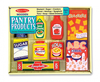 Pretend Play Pantry Products (9 Pieces)