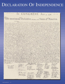 Declaration of Independence Learning Chart