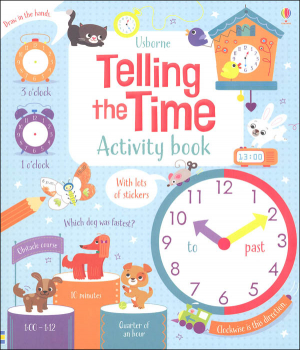 Telling the Time Activity Book (Usborne Math Sticker Activity Books ...