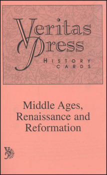 Veritas History Middle Ages, Renaissance and Reformation Cards