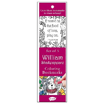 William Shakespeare Colormark (set of 5)