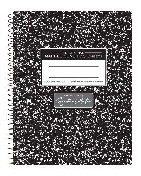 Composition Wirebound Book-College Ruled (70 sheets) 9 3/4" x 7 1/2"