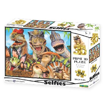 Dinosaur Selfie Puzzle (100 piece)