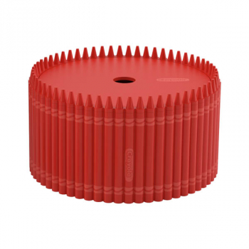 Crayola Round Storage Bin - Red