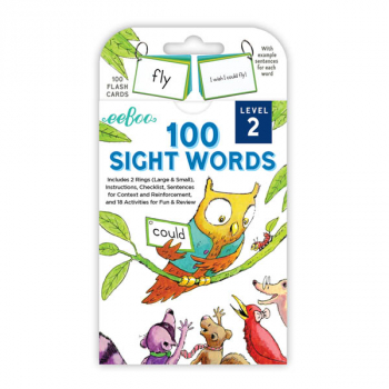 100 Sight Words Flash Cards: Level 2
