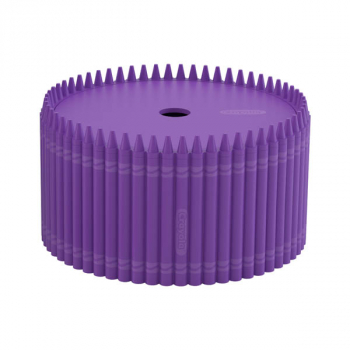 Crayola Round Storage Bin - Violet