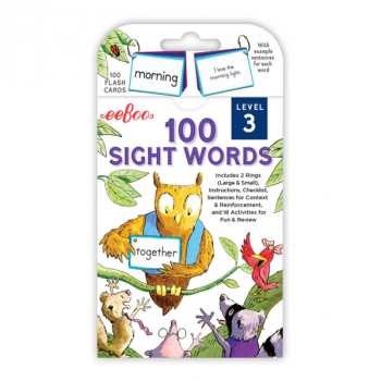 100 Sight Words Flash Cards: Level 3