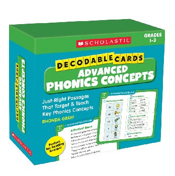 Decodable Cards: Advanced Phonics Concepts (Grades 1-3)