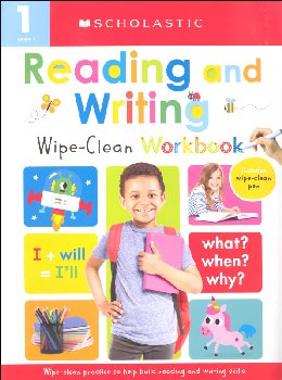 First Grade Reading and Writing Wipe Clean Workbook