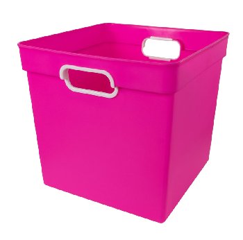 Cube Bin - Hot Pink