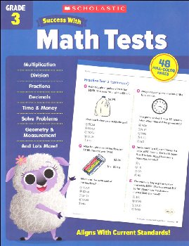 Scholastic Success with Math Tests Grade 3