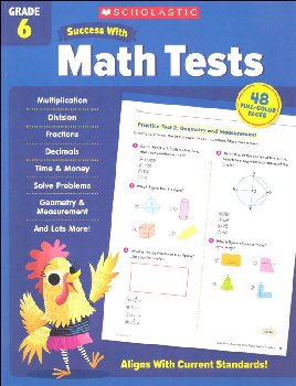 Scholastic Success with Math Tests Grade 6