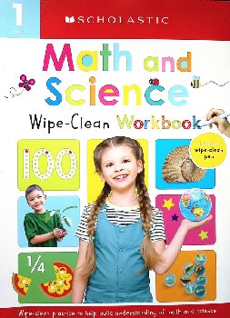 First Grade Math - Science Wipe Clean Workbook