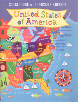United States of America Kid's Sticker Book