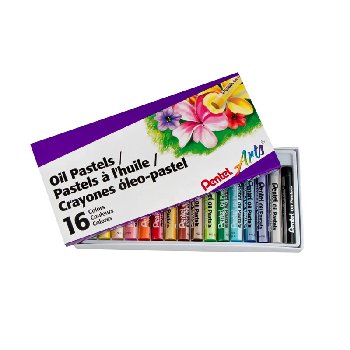 Pentel Oil Pastels 16-color Set