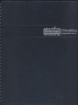 Monthly Planner 2022 - Black (December 2021 - January 2023)