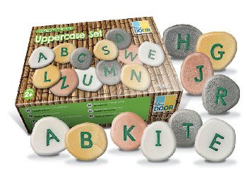 Alphabet Pebbles Uppercase Letters