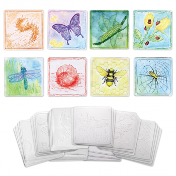 Embossed Paper Set - Insect Collection