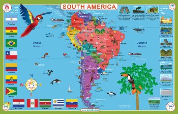 South America Placemat