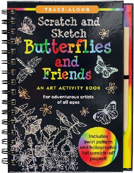 Butterflies and Friends Trace-Along Scratch and Sketch