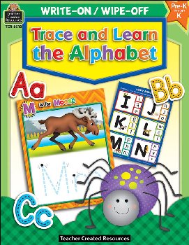 Write On Wipe Off Trace and Learn the Alphabet