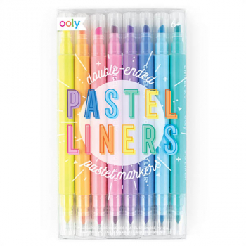 Pastel Liners Double-Ended Pastel Markers (set of 8)