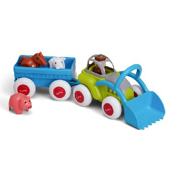 Midi Tractor with Trailer and Animals