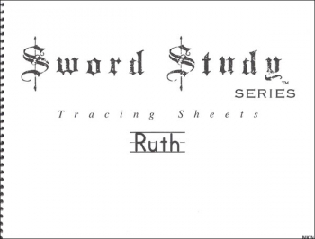 Ruth Sword Study Tracing Sheet - New King James Version