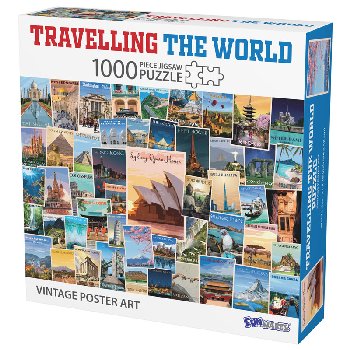 Traveling the World Jigsaw Puzzle (1000 piece)