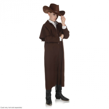 Brown Wild West Duster Coat - Small