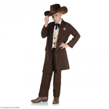 Old West Sheriff Costume - Small