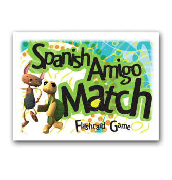 Spanish Amigo Match Flashcard Game