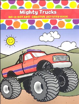 Mighty Trucks Creative Art Book