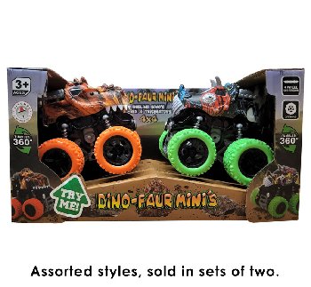 Dino-Faur Mini's Pull Back Toys: Mini Dino (2 pack)