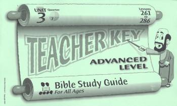Advanced Teacher Key for Lessons 261-286