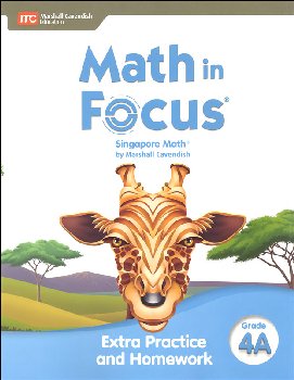 Math in Focus 2020 Extra Practice and Homework Volume A Grade 4