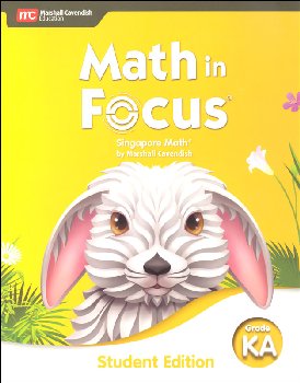Math in Focus 2020 Student Edition Volume A Grade K